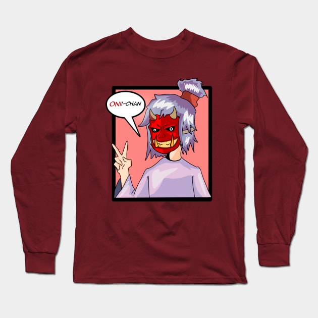 ONI chan Long Sleeve T-Shirt by BINSU